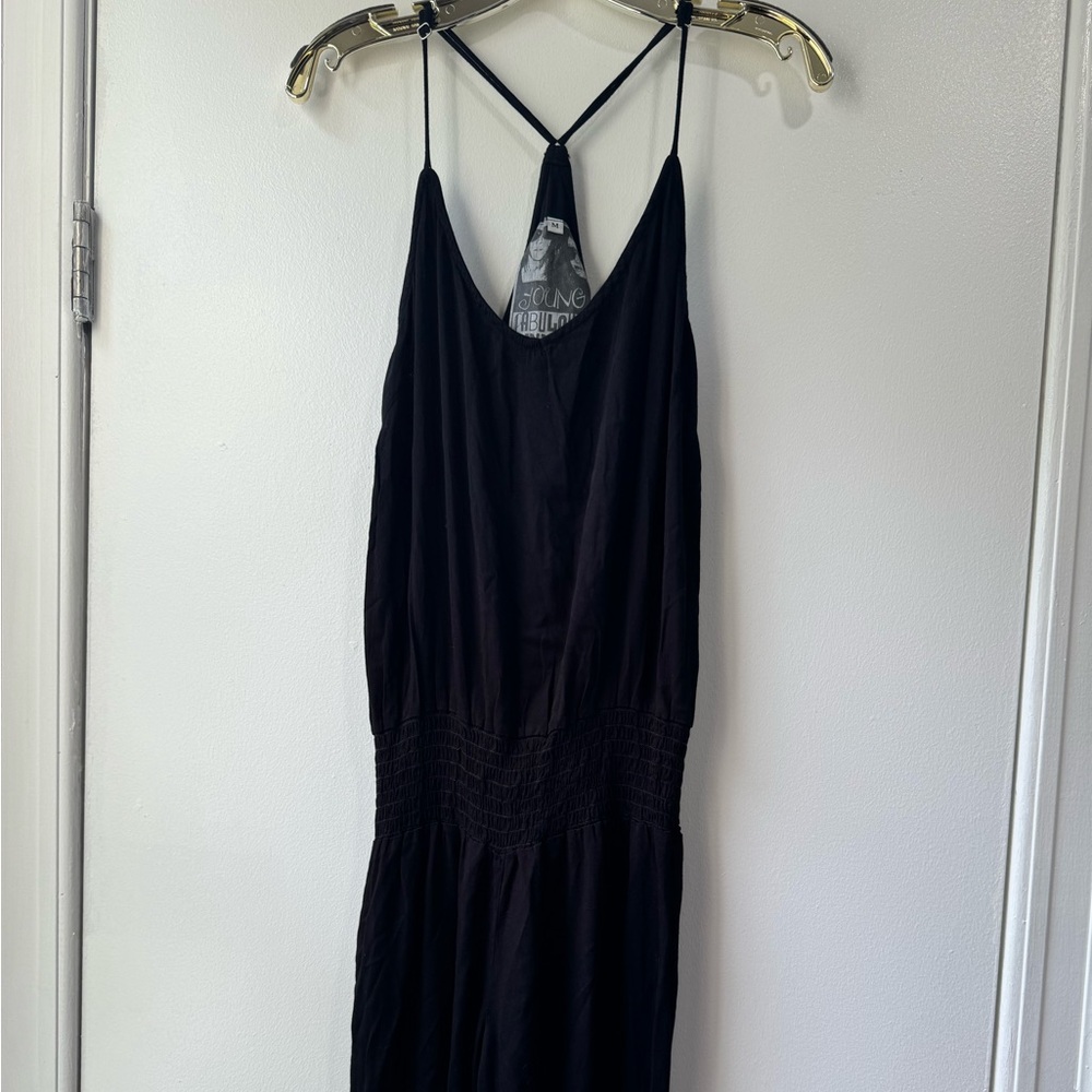 Young fabulous and broke spaghetti strap Wide Legs Jumpsuit - Picture 3 of 9